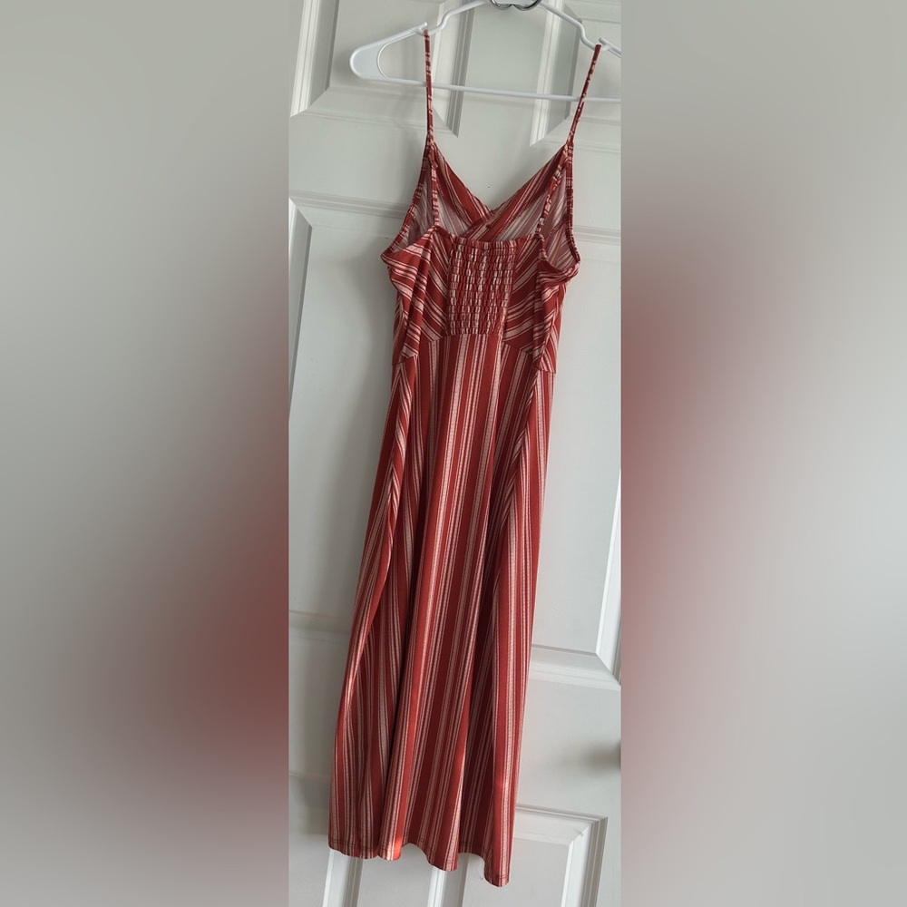 Derek Heart Striped‎ Sleeveless Button-Front Dress - Picture 3 of 6